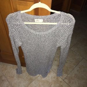 Grey Hollister Sweater